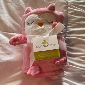 Owl baby blanket